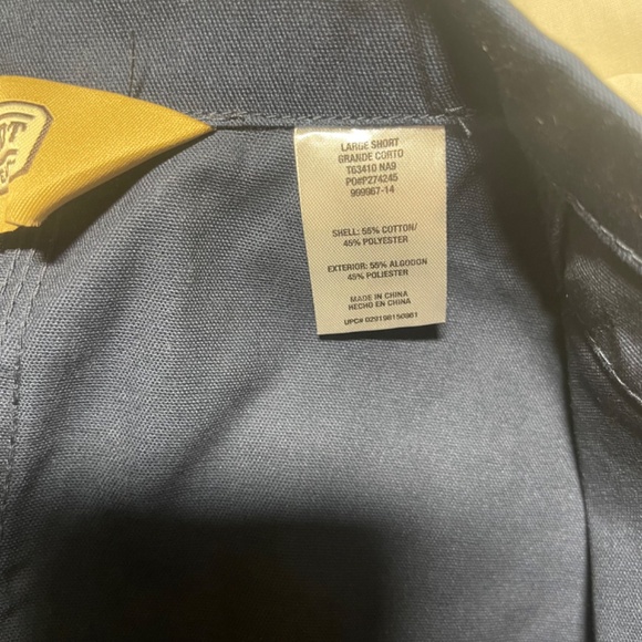 C E Schmidt Men’s Coveralls LG  Short. Long Sleeve.Navy Blue. Auto shop, Garage. - Picture 14 of 15